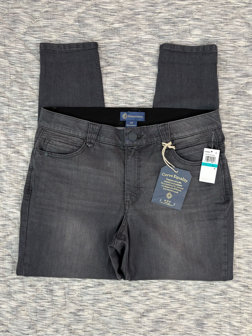 Democracy Ab Solution Ankle Skimmer Jeans Sz 16 Nwt | Democracy Women Jeans -